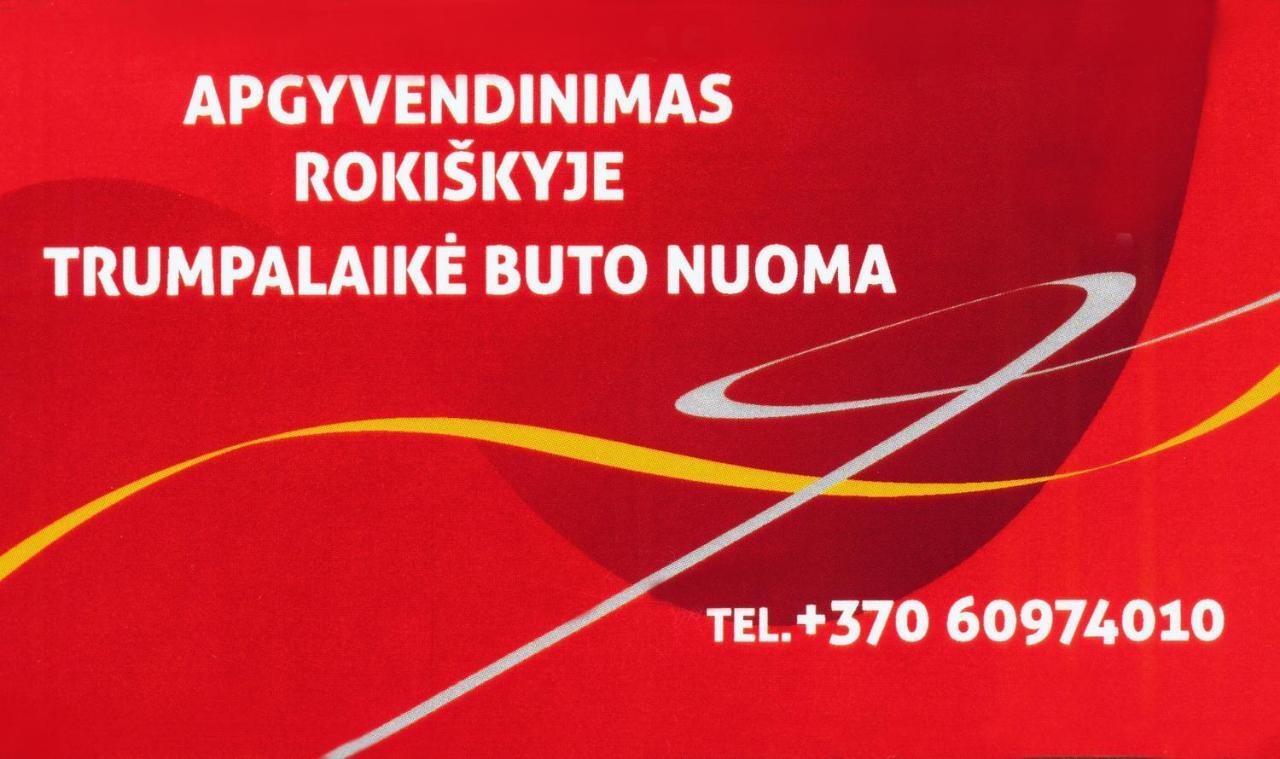 Trumpalaike Buto Nuoma,Apgyvendinimas - Bekontaktis Iejimas Rokiskis Ngoại thất bức ảnh